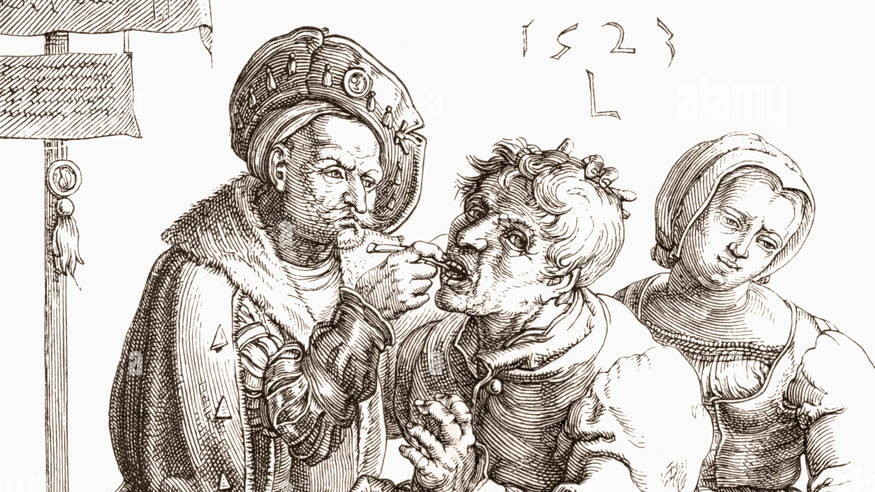 le chirurgien von lucas van leyden eine mittelalterliche zahnarzt bei der arbeit d0hn6h